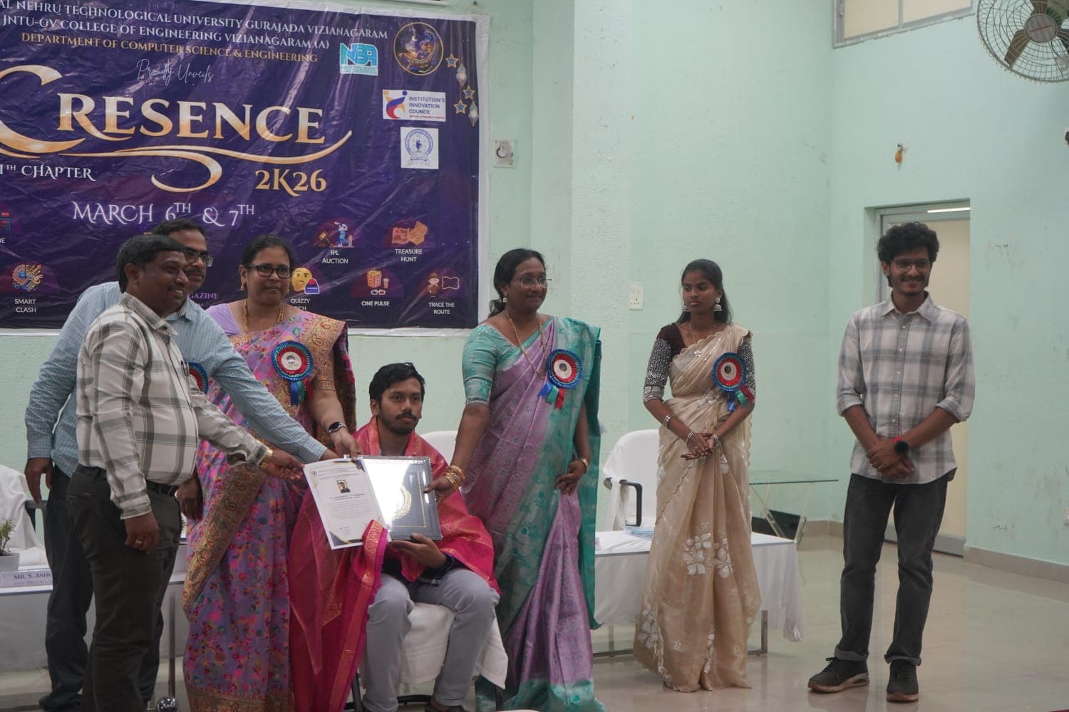 DevOps workshop felicitation at JNTU-GV