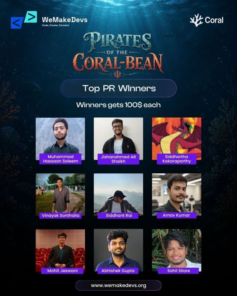 Coral hackathon PR reward